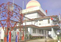 Meteorological radar station in Pylon, Cuba automated